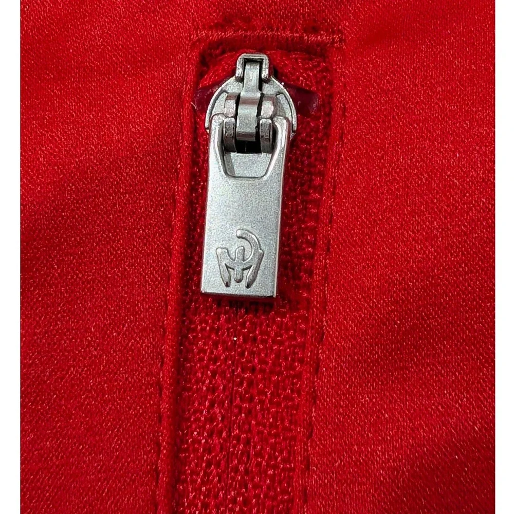 Adidas Mahomes Track Jacket Red White Logo Full Zip Mens Athletic Sportswear 2XL